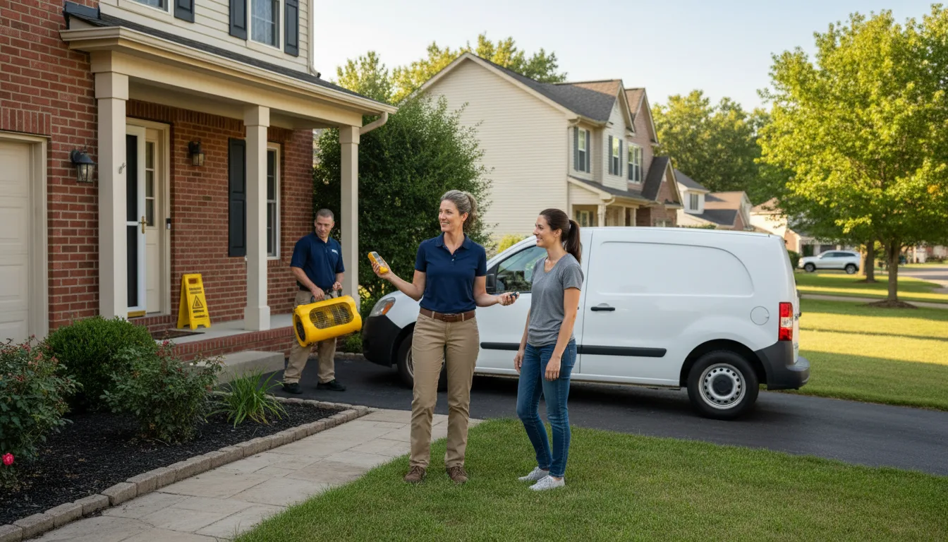 Residential water damage restoration in Nunda, SD